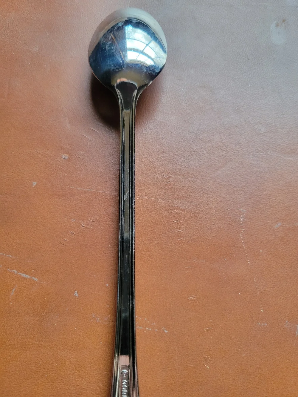 ICED TEA SPOON! Vintage GORHAM stainless: MONET pattern: 18/10 quality: LOVELY